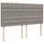 Produktbild 8 för Ramsäng med madrass taupe 180x200 cm tyg