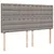 Produktbild 8 för Ramsäng med madrass taupe 200x200 cm tyg