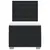 Produktbild 4 för Ramsäng med madrass svart 80x200 cm konstläder