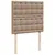 Produktbild 8 för Ramsäng med bäddmadrass cappuccino 90x190 cm konstläder