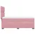 Produktbild 9 för Ramsäng med madrass rosa 80x200 cm sammet