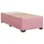 Produktbild 5 för Ramsäng med madrass rosa 90x190 cm sammet