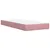 Produktbild 6 för Ramsäng med madrass rosa 90x190 cm sammet