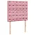 Produktbild 8 för Ramsäng med madrass rosa 90x190 cm sammet