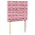 Produktbild 8 för Ramsäng med madrass rosa 90x200 cm sammet