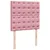 Produktbild 8 för Ramsäng med madrass rosa 100x200 cm sammet