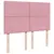 Produktbild 8 för Ramsäng med madrass rosa 140x190 cm sammet