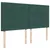 Produktbild 8 för Ramsäng med madrass mörkgrön 180x200 cm sammet