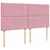 Produktbild 8 för Ramsäng med madrass rosa 200x200 cm sammet