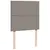 Produktbild 7 för Ramsäng med madrass taupe 80x200 cm tyg