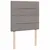 Produktbild 7 för Ramsäng med madrass taupe 80x200 cm tyg