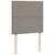 Produktbild 7 för Ramsäng med madrass taupe 90x190 cm tyg