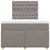 Produktbild 4 för Ramsäng med madrass taupe 120x190 cm tyg
