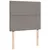 Produktbild 7 för Ramsäng med madrass taupe 120x200 cm tyg