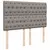 Produktbild 7 för Ramsäng med madrass taupe 160x200 cm tyg