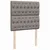 Produktbild 7 för Ramsäng med madrass taupe 90x200 cm tyg