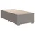 Produktbild 8 för Ramsäng med madrass taupe 90x200 cm tyg