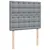 Produktbild 7 för Ramsäng med madrass ljusgrå 120x200 cm tyg