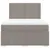 Produktbild 4 för Ramsäng med madrass taupe 140x190 cm tyg