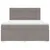 Produktbild 4 för Ramsäng med madrass taupe 180x200 cm tyg