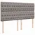 Produktbild 7 för Ramsäng med madrass taupe 180x200 cm tyg