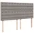 Produktbild 7 för Ramsäng med madrass taupe 200x200 cm tyg
