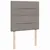 Produktbild 7 för Ramsäng med madrass taupe 90x190 cm tyg