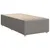 Produktbild 8 för Ramsäng med madrass taupe 90x190 cm tyg