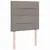 Produktbild 7 för Ramsäng med madrass taupe 90x200 cm tyg
