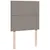 Produktbild 7 för Ramsäng med madrass taupe 100x200 cm tyg