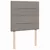 Produktbild 7 för Ramsäng med madrass taupe 100x200 cm tyg