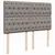 Produktbild 7 för Ramsäng med madrass taupe 140x190 cm tyg