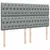 Produktbild 7 för Ramsäng med madrass ljusgrå 180x200 cm tyg