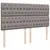 Produktbild 7 för Ramsäng med madrass taupe 180x200 cm tyg