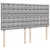 Produktbild 7 för Ramsäng med madrass ljusgrå 180x200 cm tyg