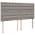 Produktbild 7 för Ramsäng med madrass taupe 200x200 cm tyg