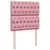 Produktbild 7 för Ramsäng med madrass rosa 80x200 cm sammet