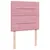 Produktbild 7 för Ramsäng med madrass rosa 90x190 cm sammet