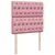 Produktbild 7 för Ramsäng med madrass rosa 90x200 cm sammet
