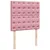 Produktbild 7 för Ramsäng med madrass rosa 90x200 cm sammet