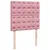 Produktbild 7 för Ramsäng med madrass rosa 100x200 cm sammet