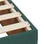 Produktbild 11 för Ramsäng med madrass mörkgrön 120x200 cm sammet