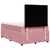 Produktbild 6 för Ramsäng med madrass rosa 120x200 cm sammet