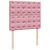 Produktbild 7 för Ramsäng med madrass rosa 120x200 cm sammet