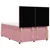 Produktbild 6 för Ramsäng med madrass rosa 140x190 cm sammet
