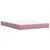 Produktbild 10 för Ramsäng med madrass rosa 140x200 cm sammet