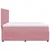 Produktbild 5 för Ramsäng med madrass rosa 180x200 cm sammet