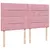 Produktbild 7 för Ramsäng med madrass rosa 180x200 cm sammet