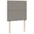 Produktbild 7 för Ramsäng med madrass taupe 90x200 cm tyg