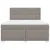 Produktbild 6 för Ramsäng med madrass taupe 180x200 cm tyg